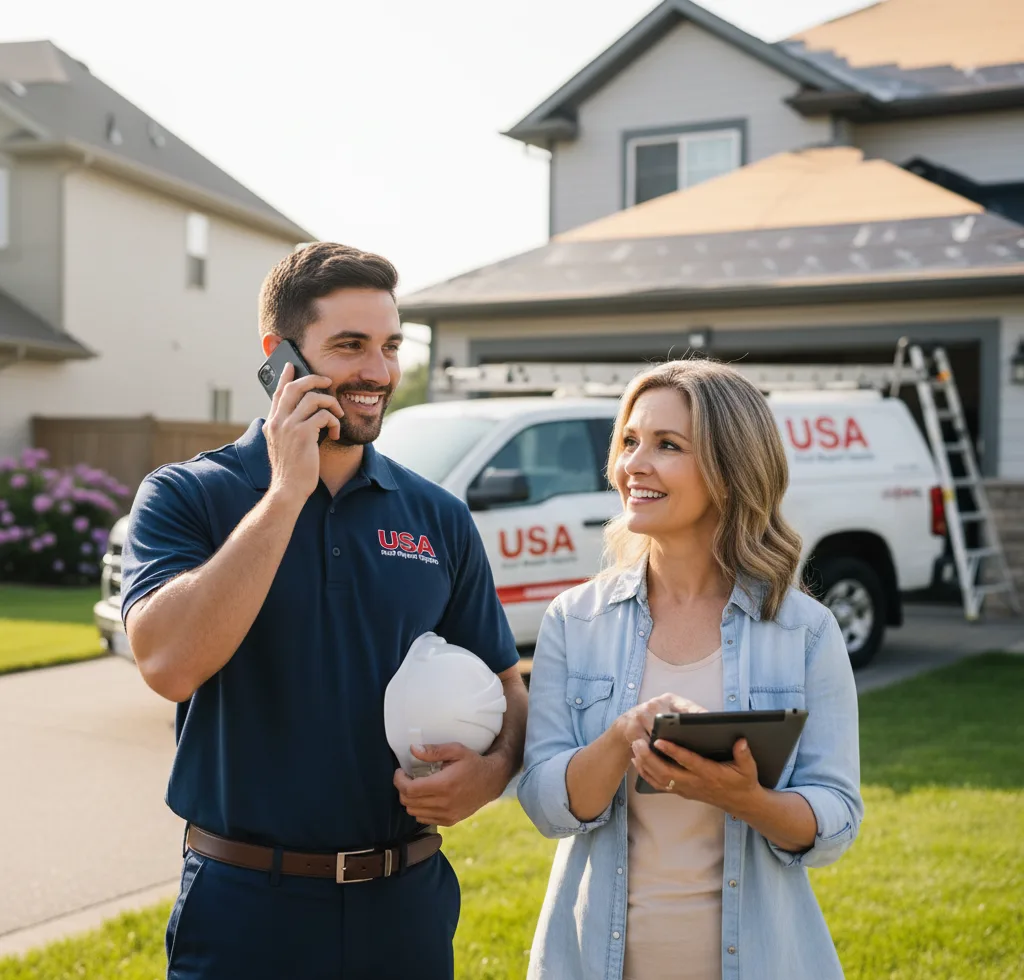 USA Roof Repair Experts customer support in Farr West
